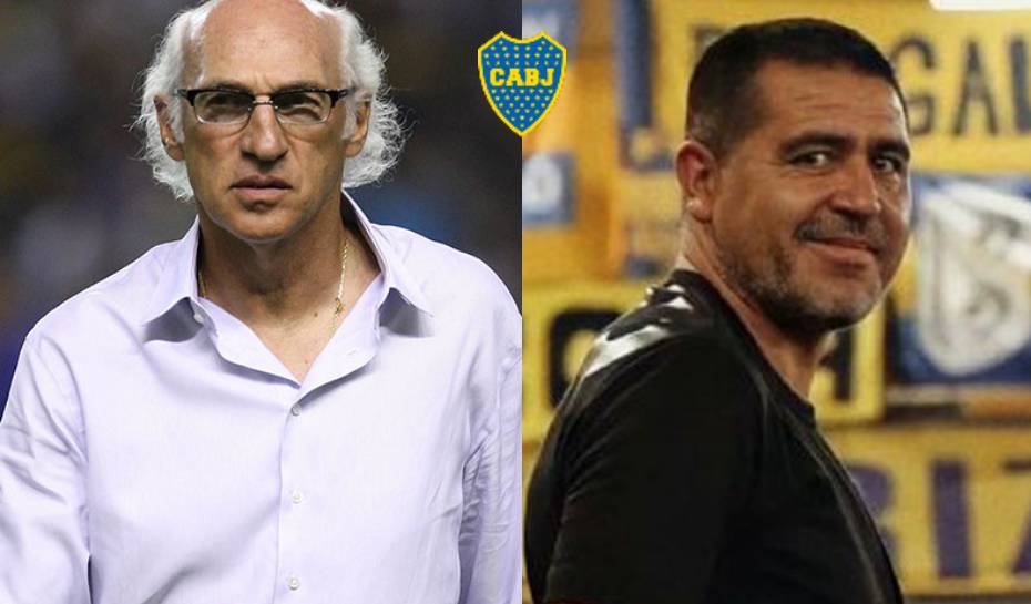 Riquelme y Bianchi en Boca