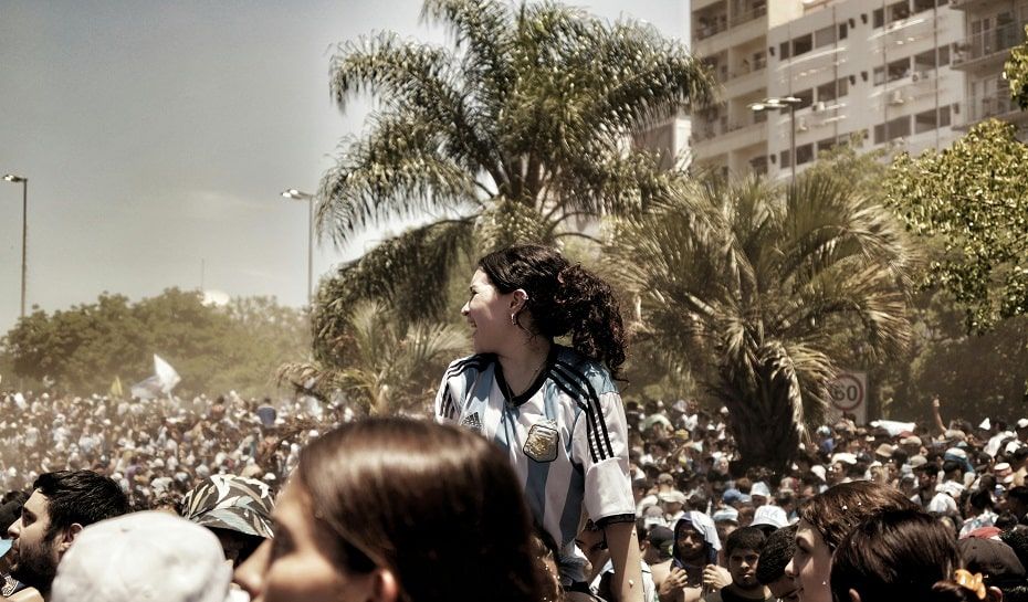 Festejos por Argentina Campeón del Mundo