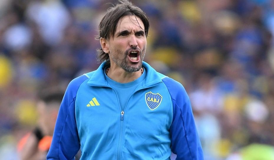 Diego Martínez en la Bombonera