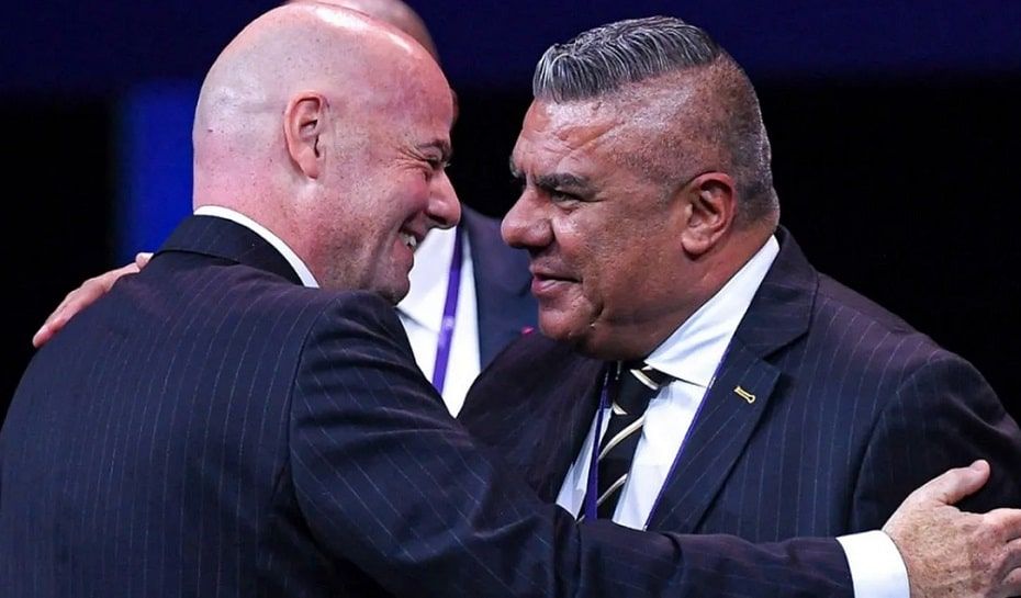 Chiqui Tapia e Infantino
