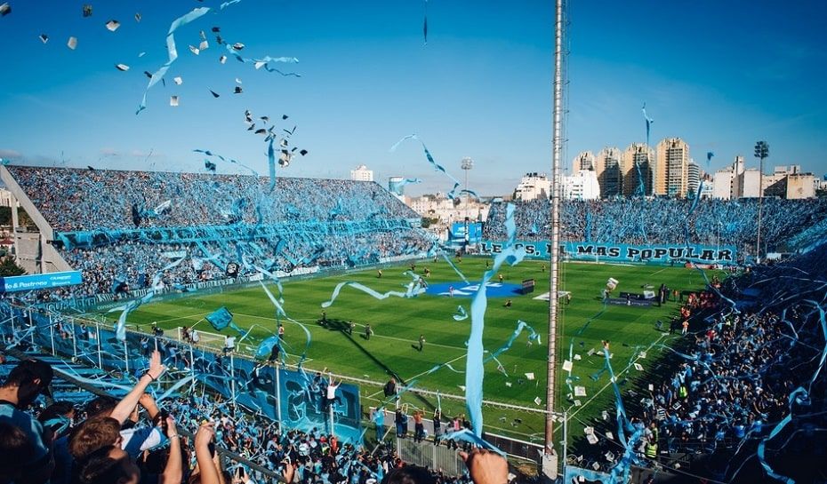Estadio lleno del fútbol argentino