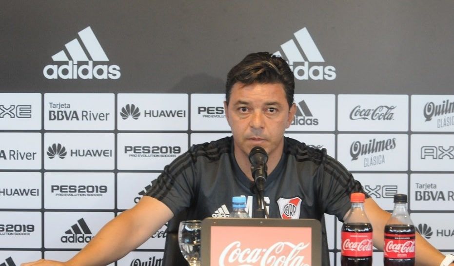 Marcelo Gallardo en Conferencia