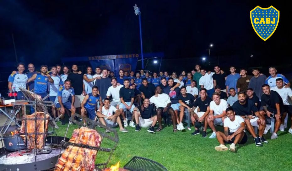 Asado en Boca Juniors
