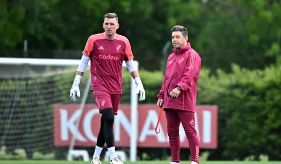 Marcelo Gallardo y Armani