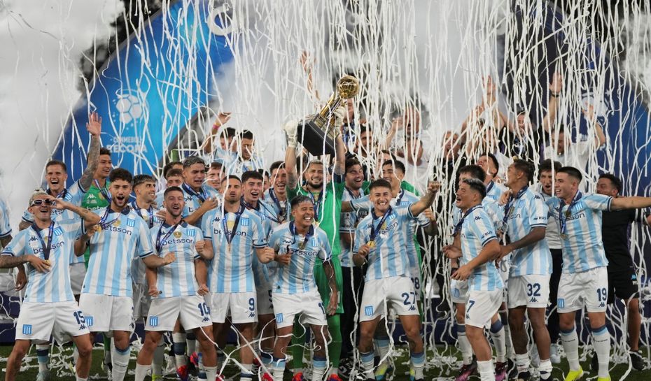 Racing campeón de la Recopa Sudamericana