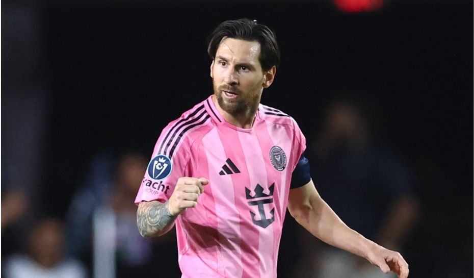 Lionel Messi festejando en Inter de Miami