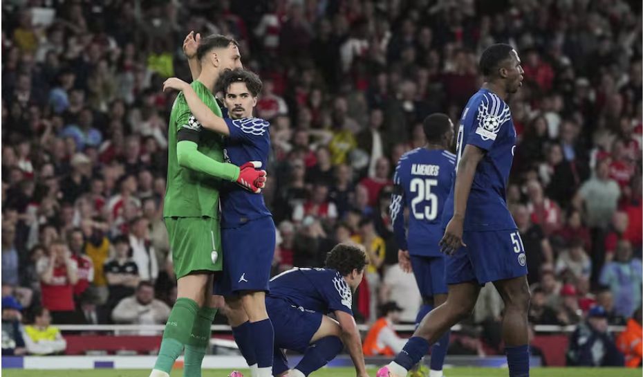 Triunfo del PSG VS Arsenal por la Champions League