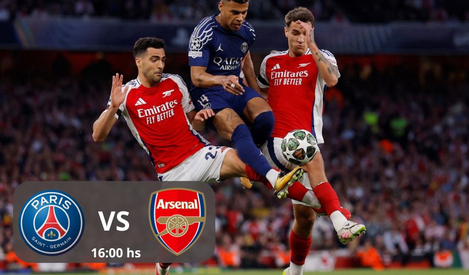 Arsenal VS PSG por Champions League