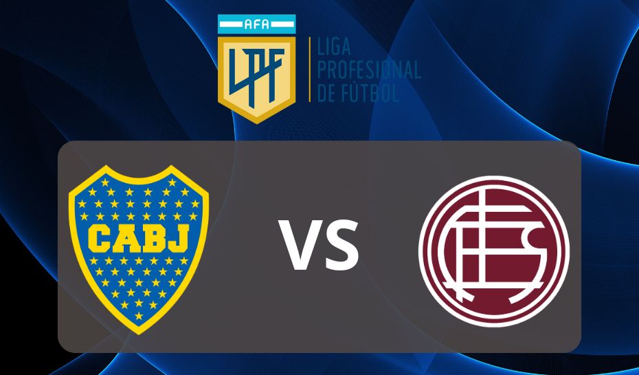 Boca VS Lanús por la Liga Profesional