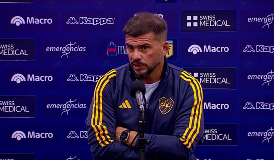 Mariano Herrón en conferencia de Boca