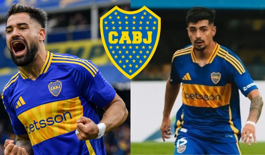 Milton Giménez y Willams Alarcon en Boca