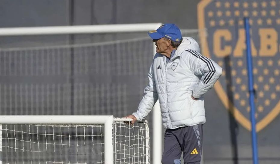 Entrenamiento de Russo con Boca