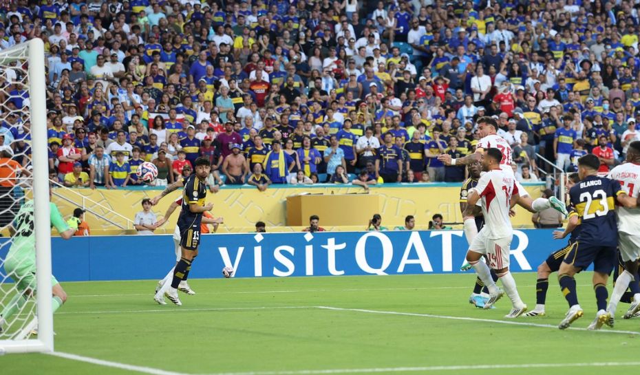 Gol de Benfica y empate con Boca