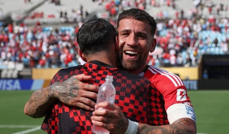 Otamendi festejó con benfica