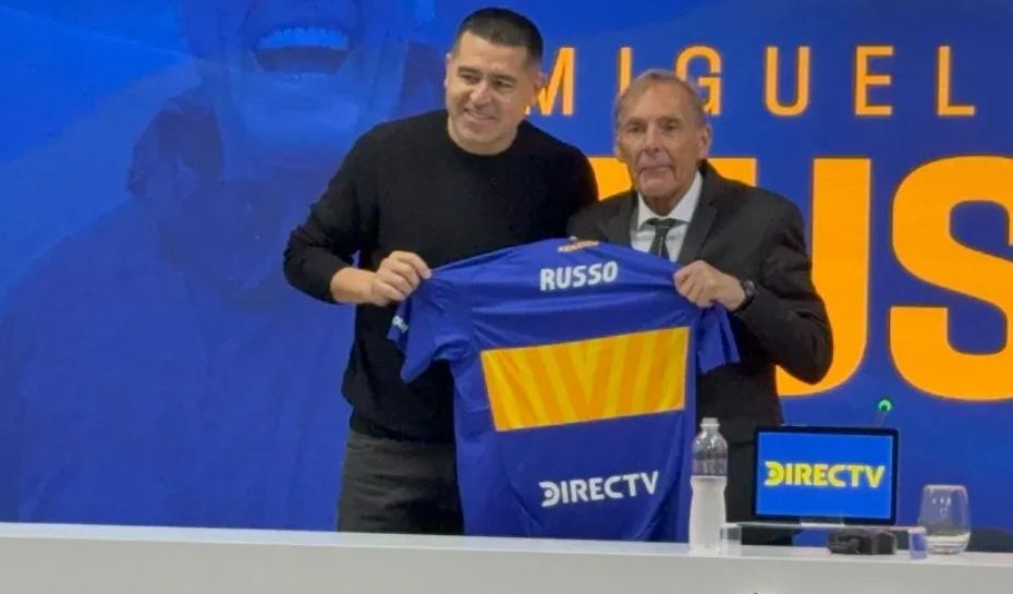Presentación de Russo en Boca