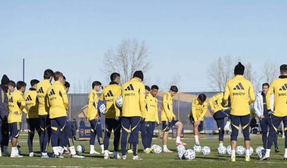Entrenamiento de Boca 2025