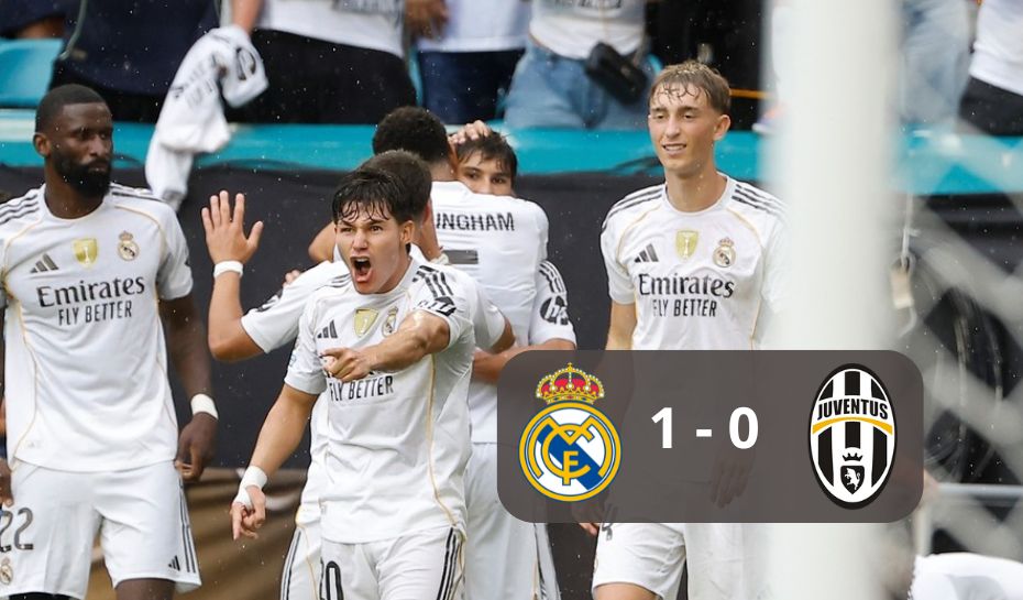Triunfo de Real Madrid frente a la Juventus