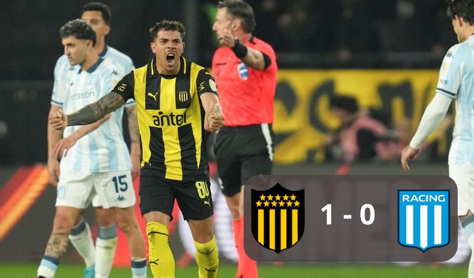 Derrota de Racing con Peñarol por Copa Libertadores