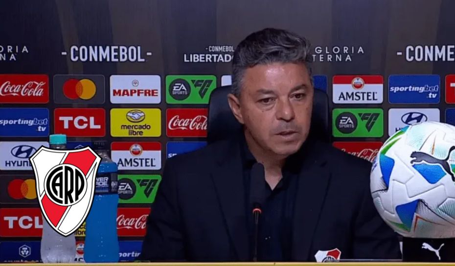 Gallardo en conferencia por Copa Libertadores