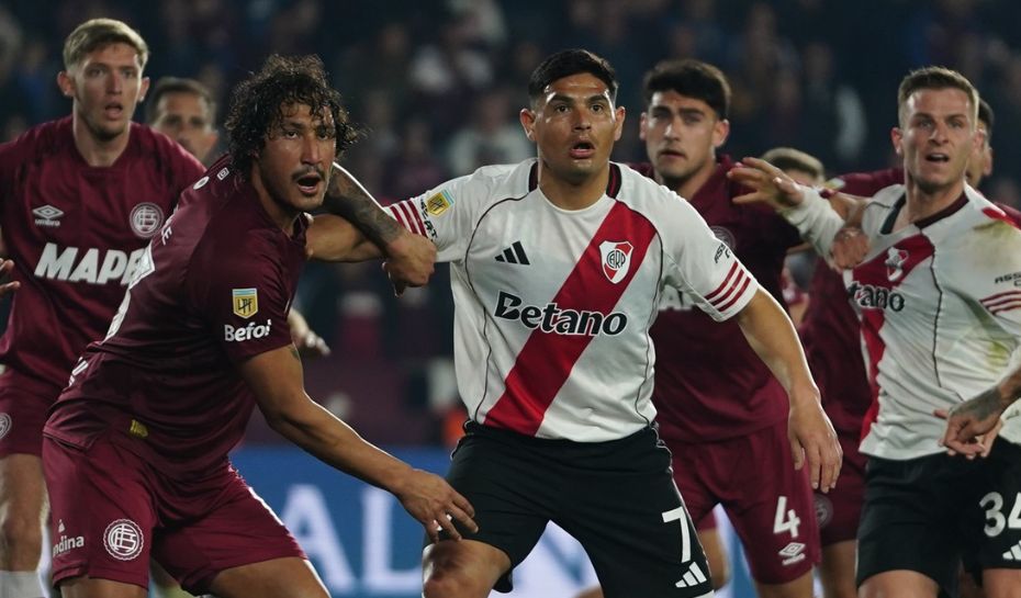 Lanús le empata a River sobre el final
