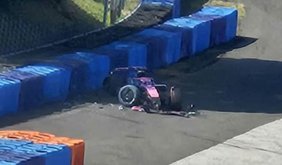 Nuevo accidente de Colapinto con Alpine