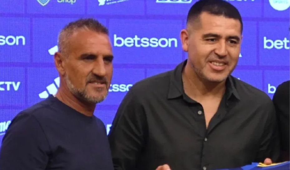 Riquelme y Cascini juntos