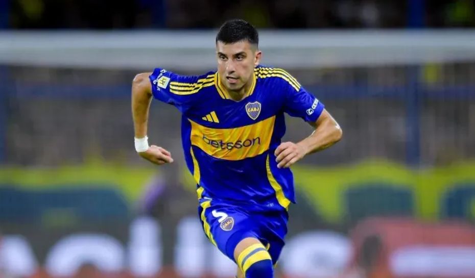 Rodrigo Battaglia jugando en Boca