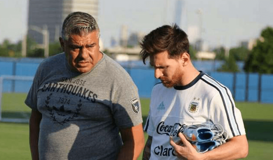 Tapia y Messi juntos