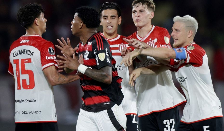 Derrota de Estudiantes contra Flamengo en Brasil en el 2025