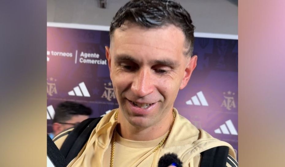 La declaración de Dibu Martínez post partido de Argentina