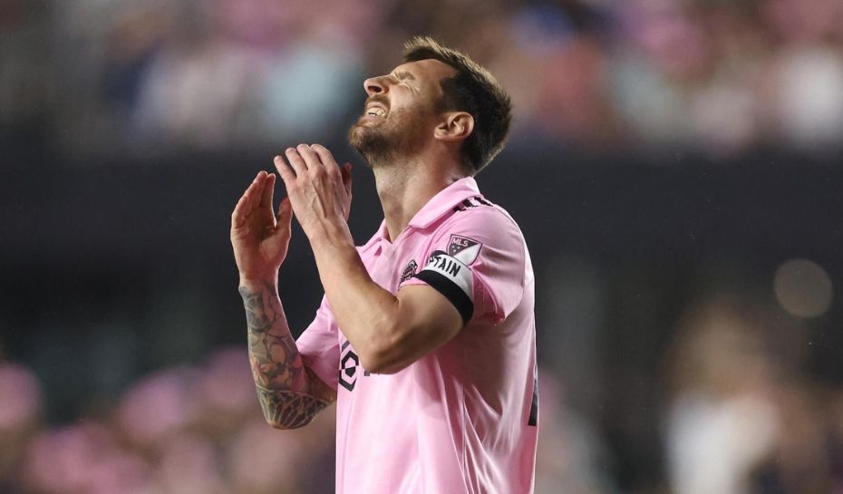 El fastidio de Messi en Inter Miami