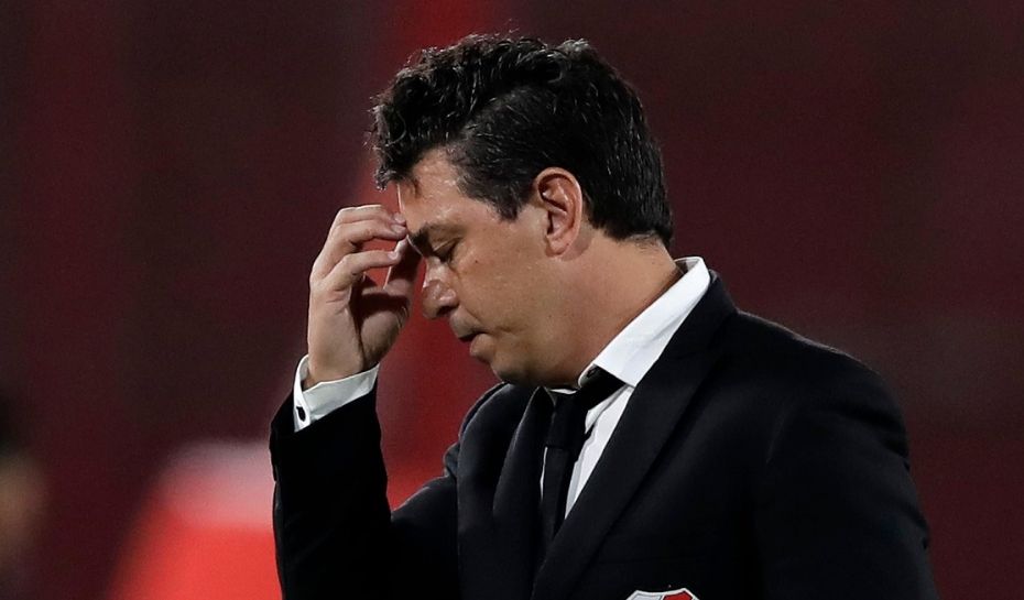 La frustración de Marcelo Gallardo luego de la derrota