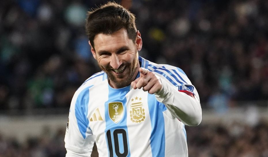 Lionel Messi marcó doblete en la Selección Argentina