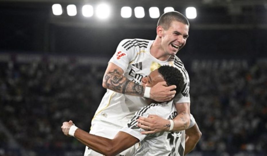 Primer gol de Mastantuono con el Real Madrid