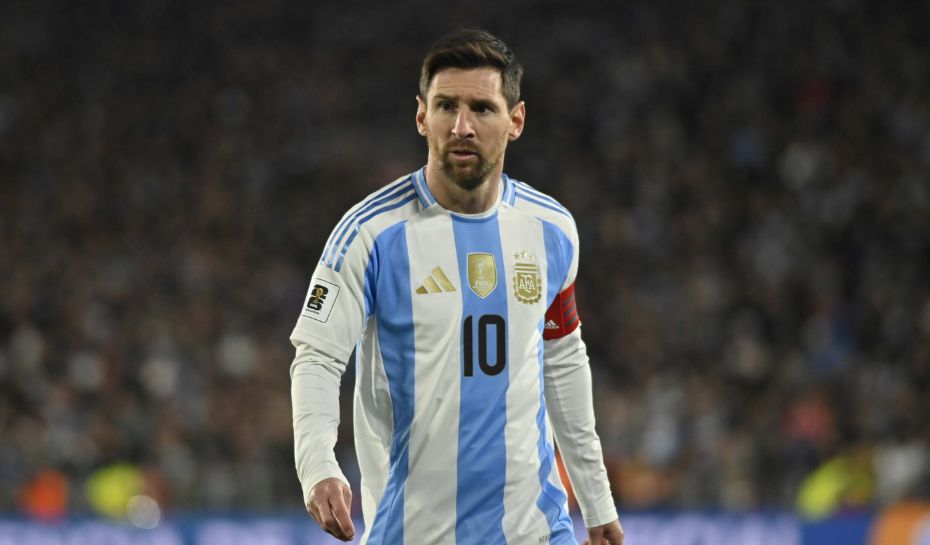 Messi con la diez en la Selección Nacional