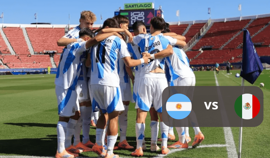 Selección Argentina vs. México por el Mundial Sub 20 de Chile