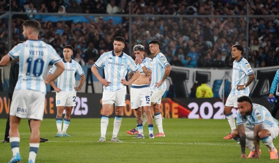 Empate y eliminación de Racing por la Copa Libertadores 2025