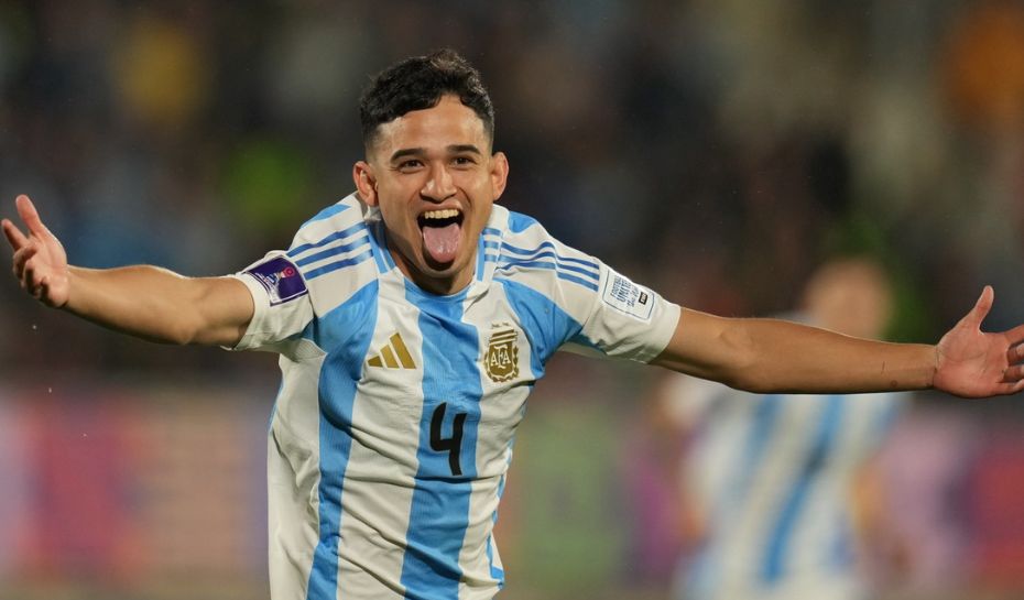 Gorosito festejó un gol en el Mundial Sub 20