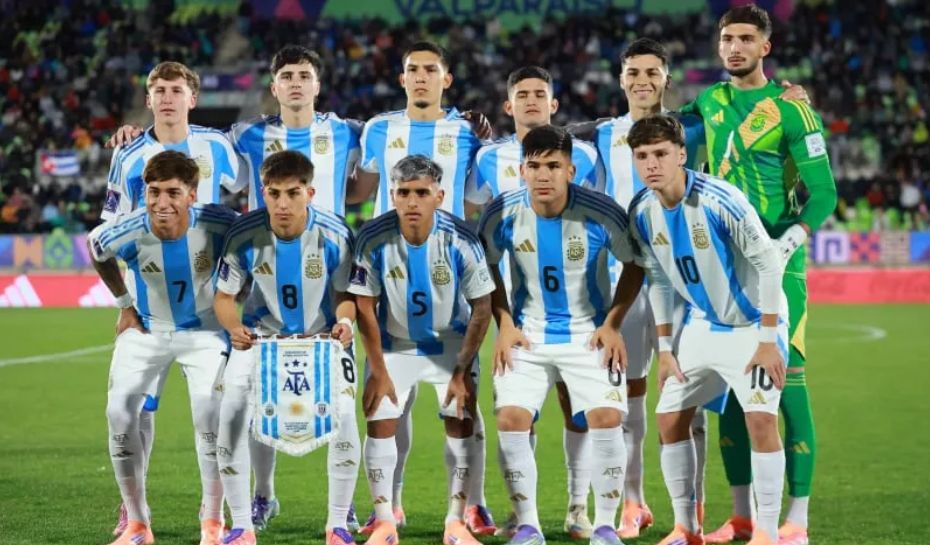 Selección sub 20 en el Mundial 2025