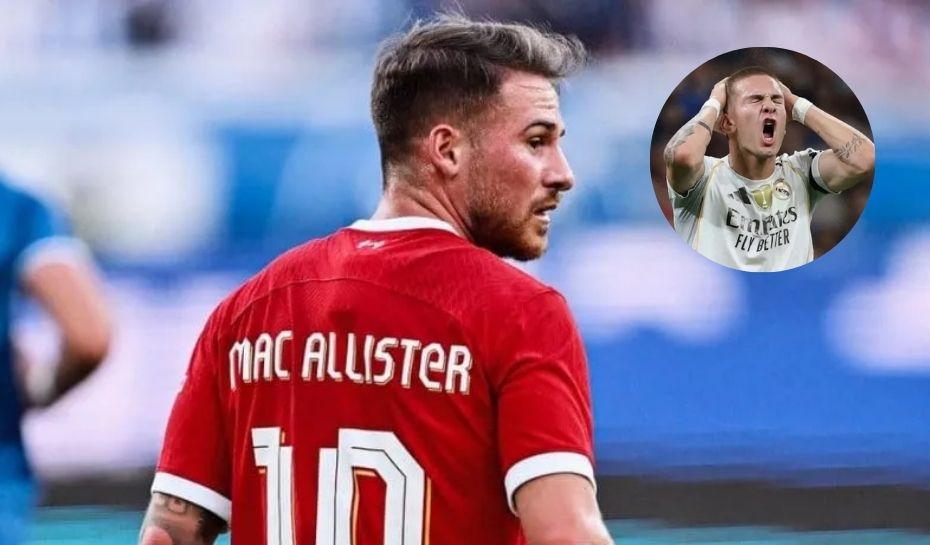Alexis Mac Allister le envió un mansaje a Mastantuono