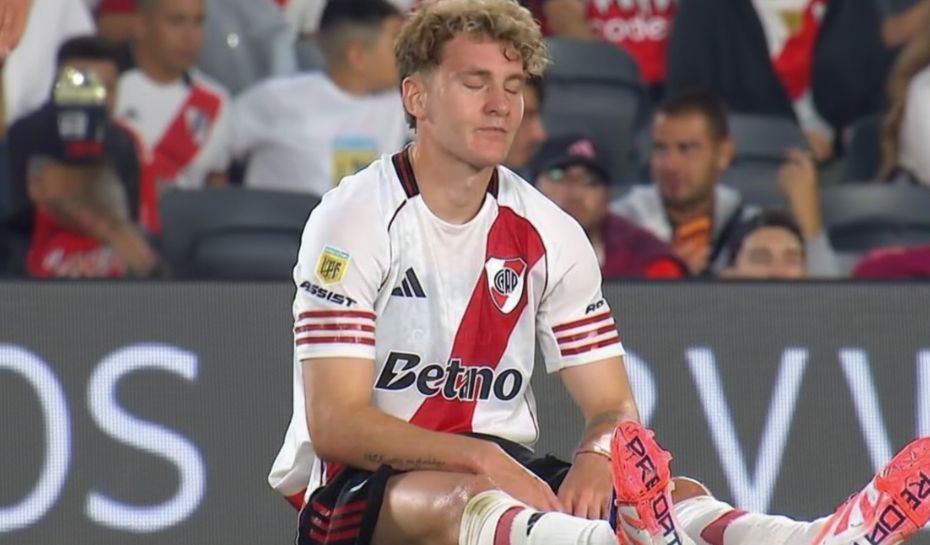 La frustración de Colidio por su lesión en River