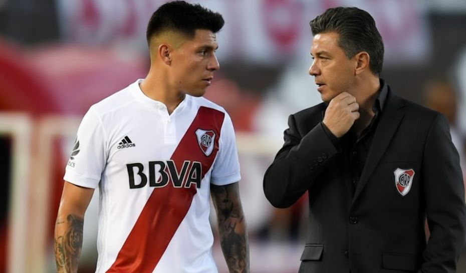 Marcelo Gallardo y Enzo Pérez en River