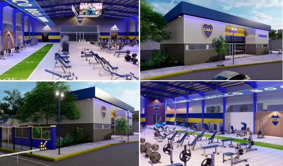 El gimnasio nuevo que construirá Boca