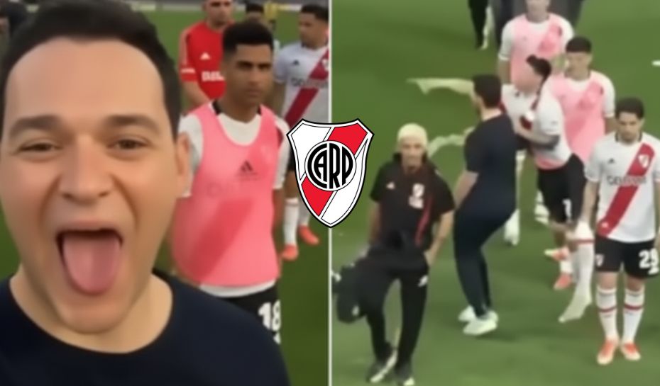 El golpe de Maxi Salas al hincha de Boca