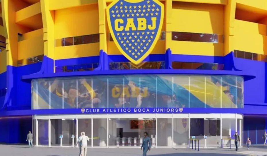 La nueva puerta del estadio de la Bombonera