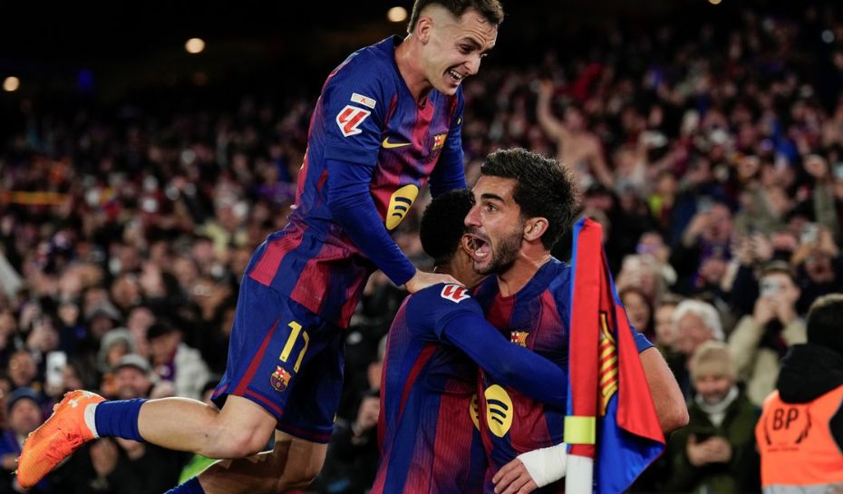 Barcelona venció al Atlético de Madrid por liga