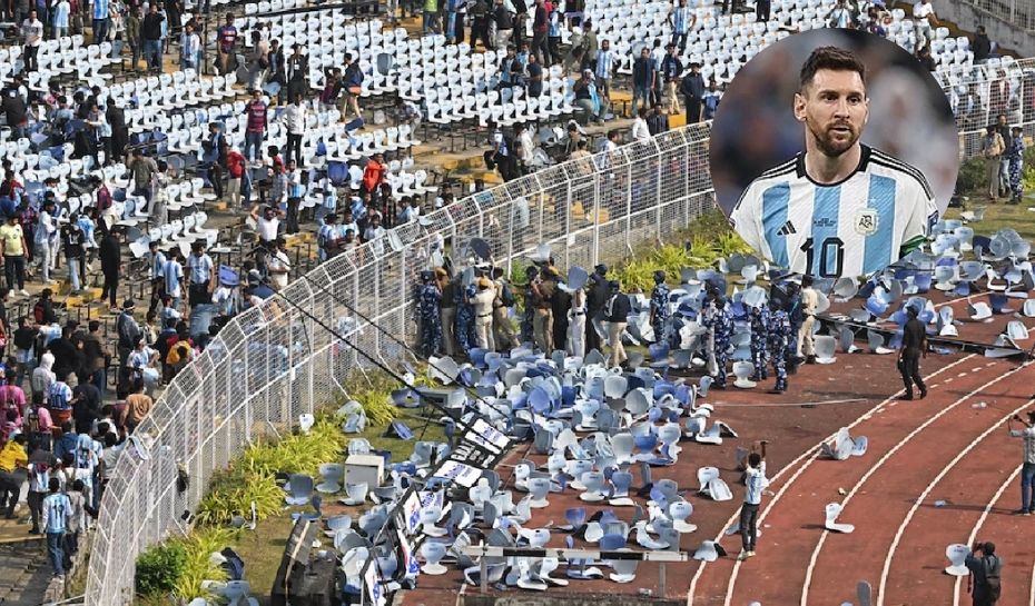 Caos en la India por la visita de Messi