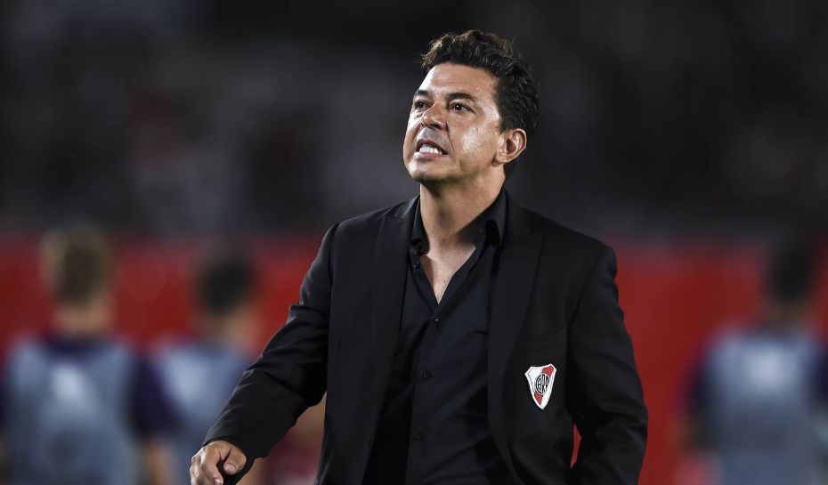 Gallardo después de una derrota de River Plate