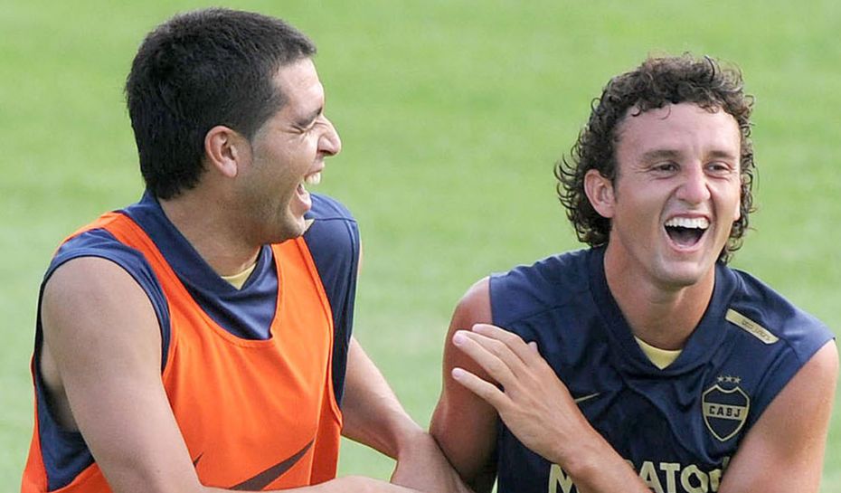 Ledesma y Riquelme juntos