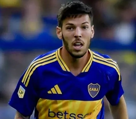 Agustín Martegani jugando en Boca